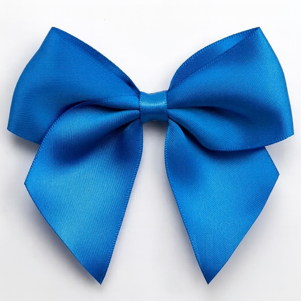 Royal Blue | 10cm Satin Ribbon Bow | Self Adhesive | 6 Pack