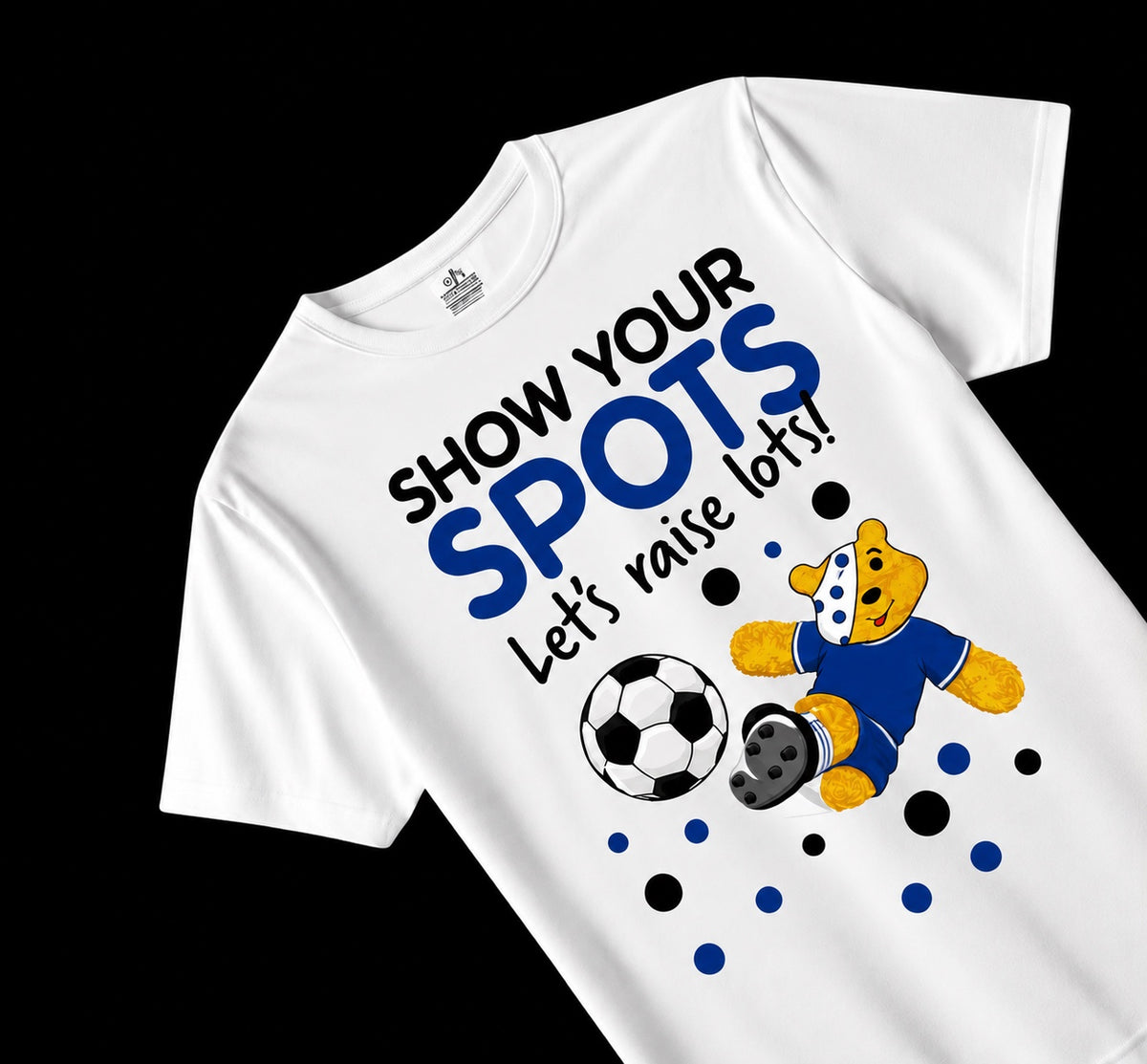 Children In Need Show Your Spots – Blue & Black Football