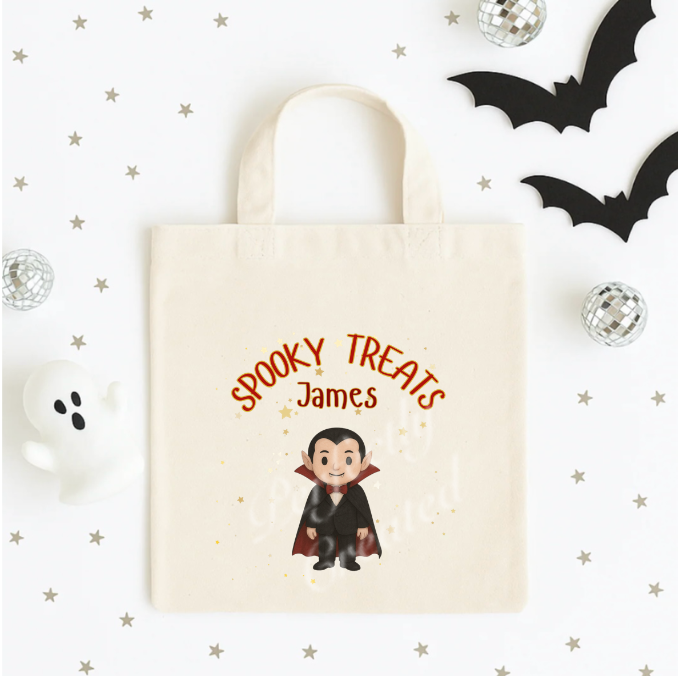 Halloween Trick or Treat Bags Personalised