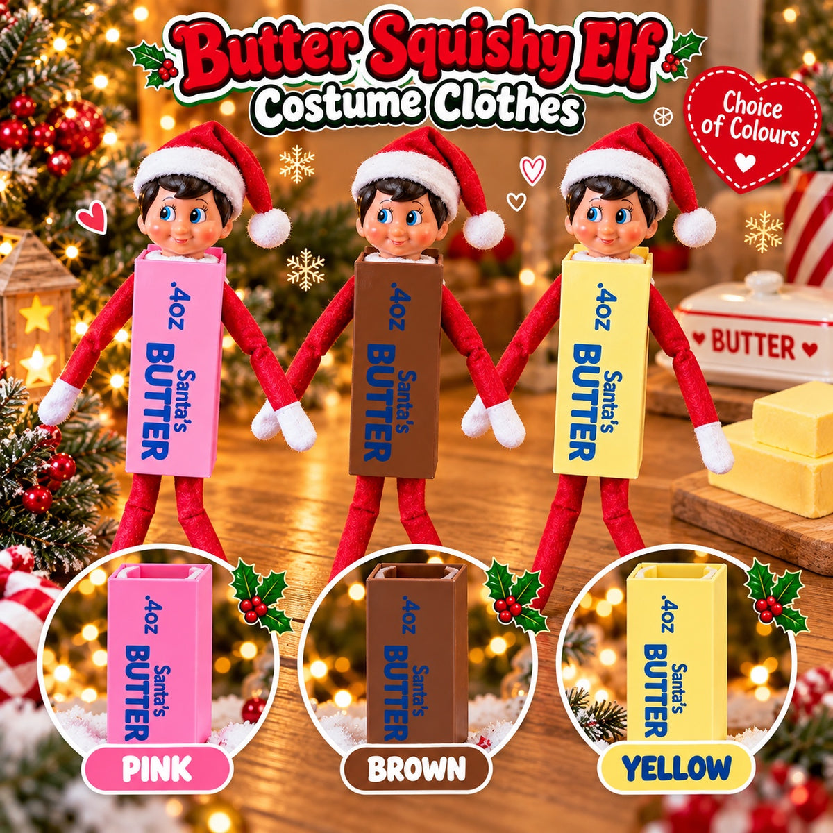 Butter elf costume colour options