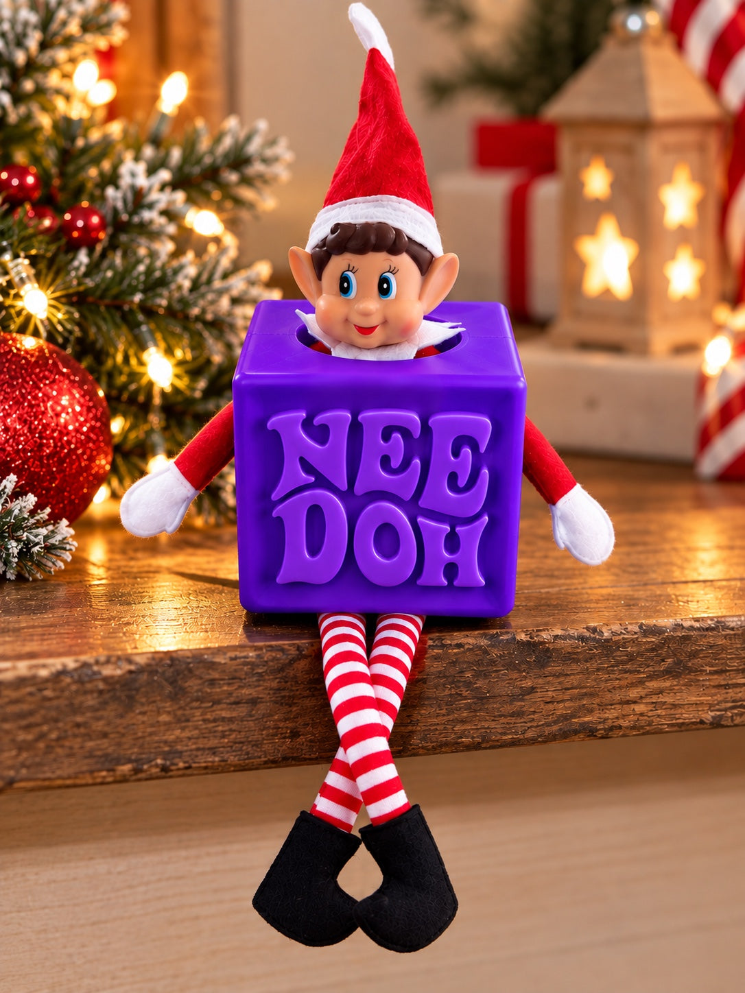 Purple elf cube costume
