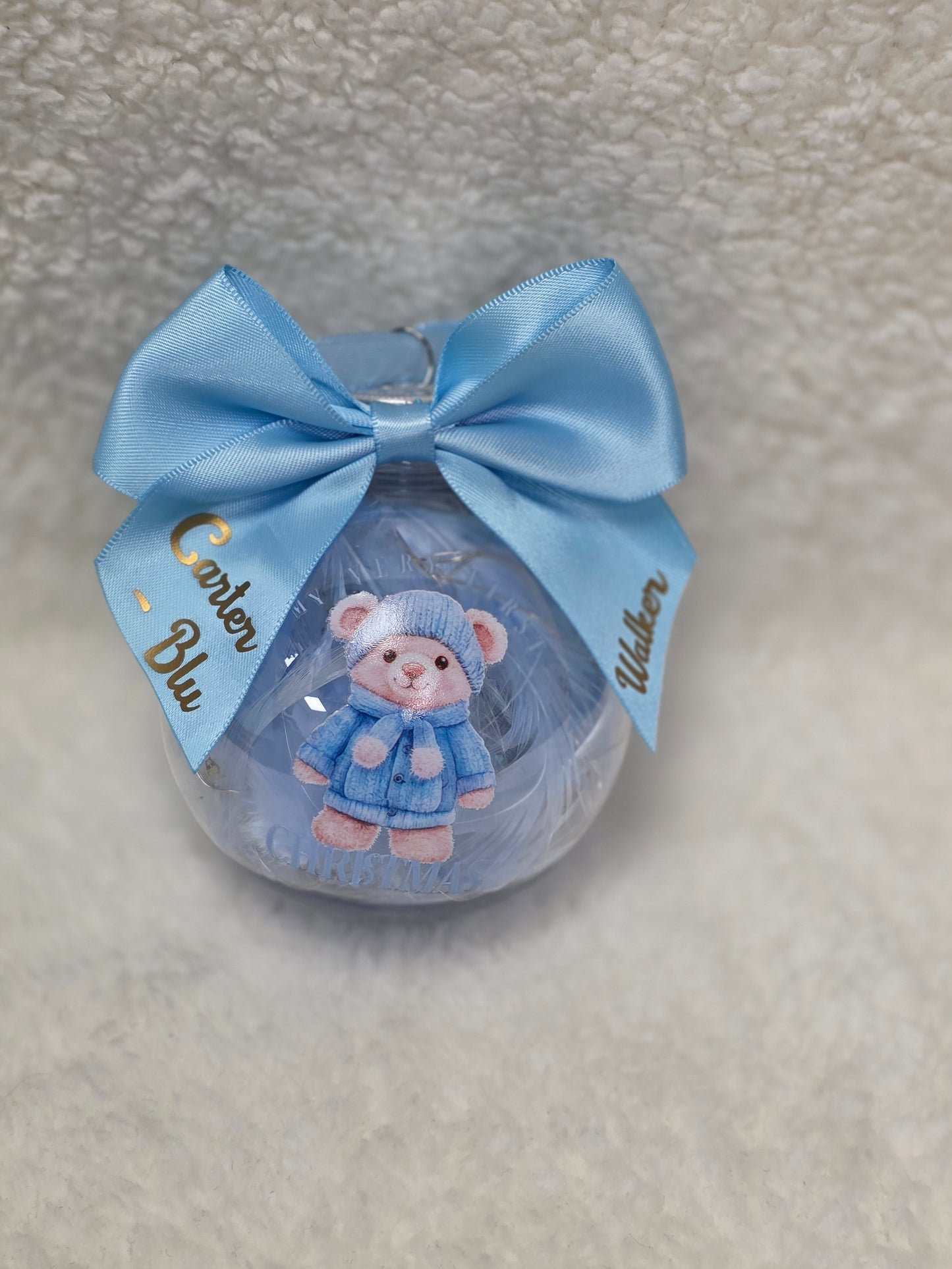 1st Christmas Bauble light up
