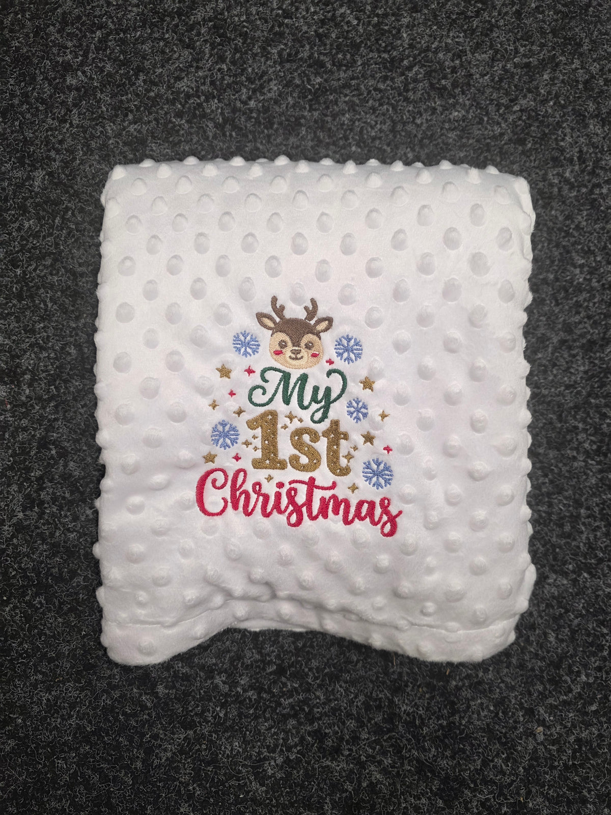 My 1st Christmas Baby Gift Set - Sleepsuit, Bib, Blanket & Muslin