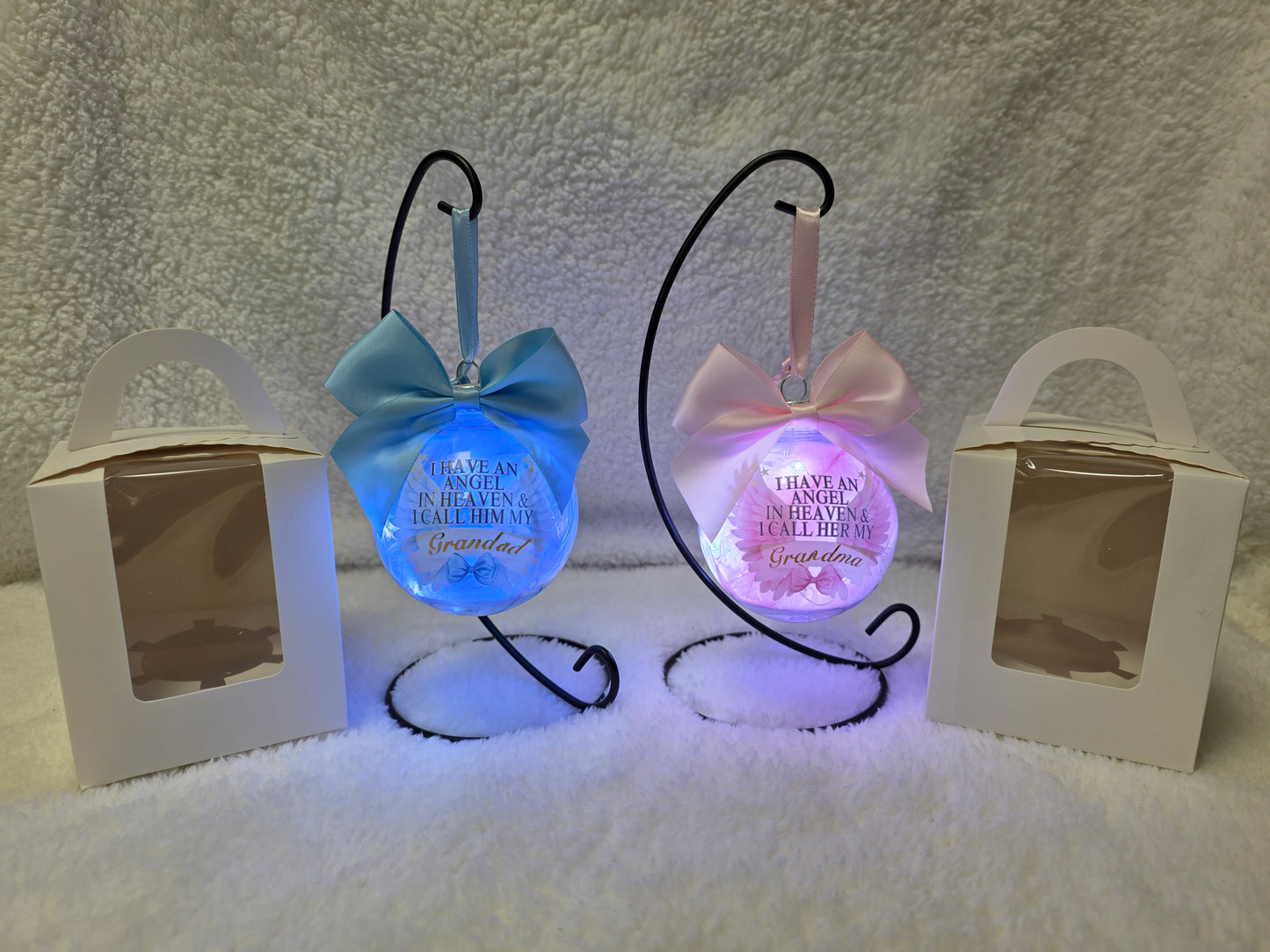 Memory Christmas Bauble light up