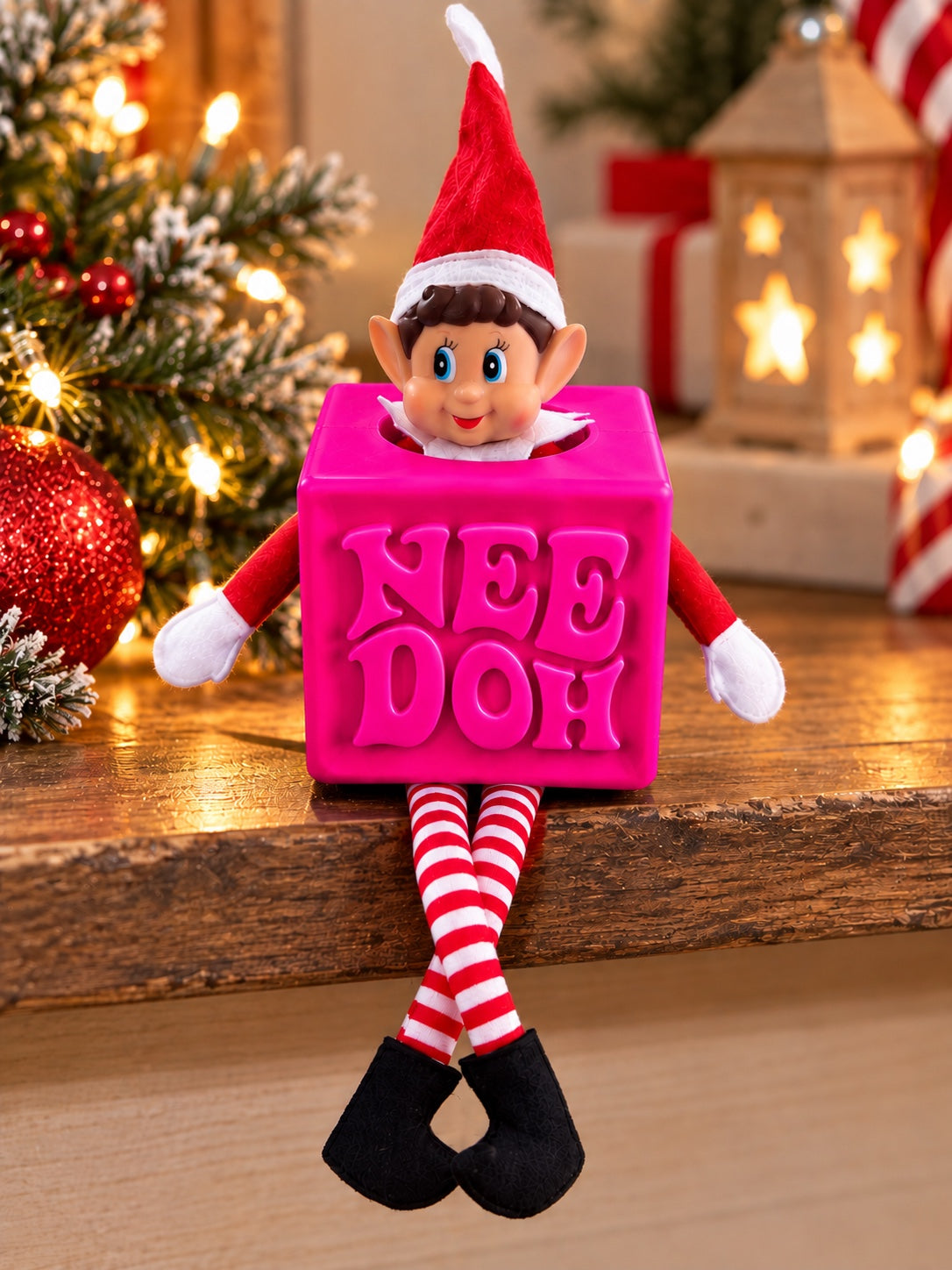 Pink elf cube costume