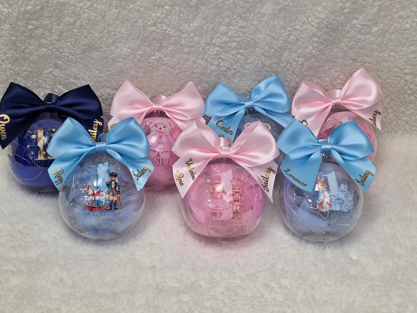 1st Christmas Bauble light up