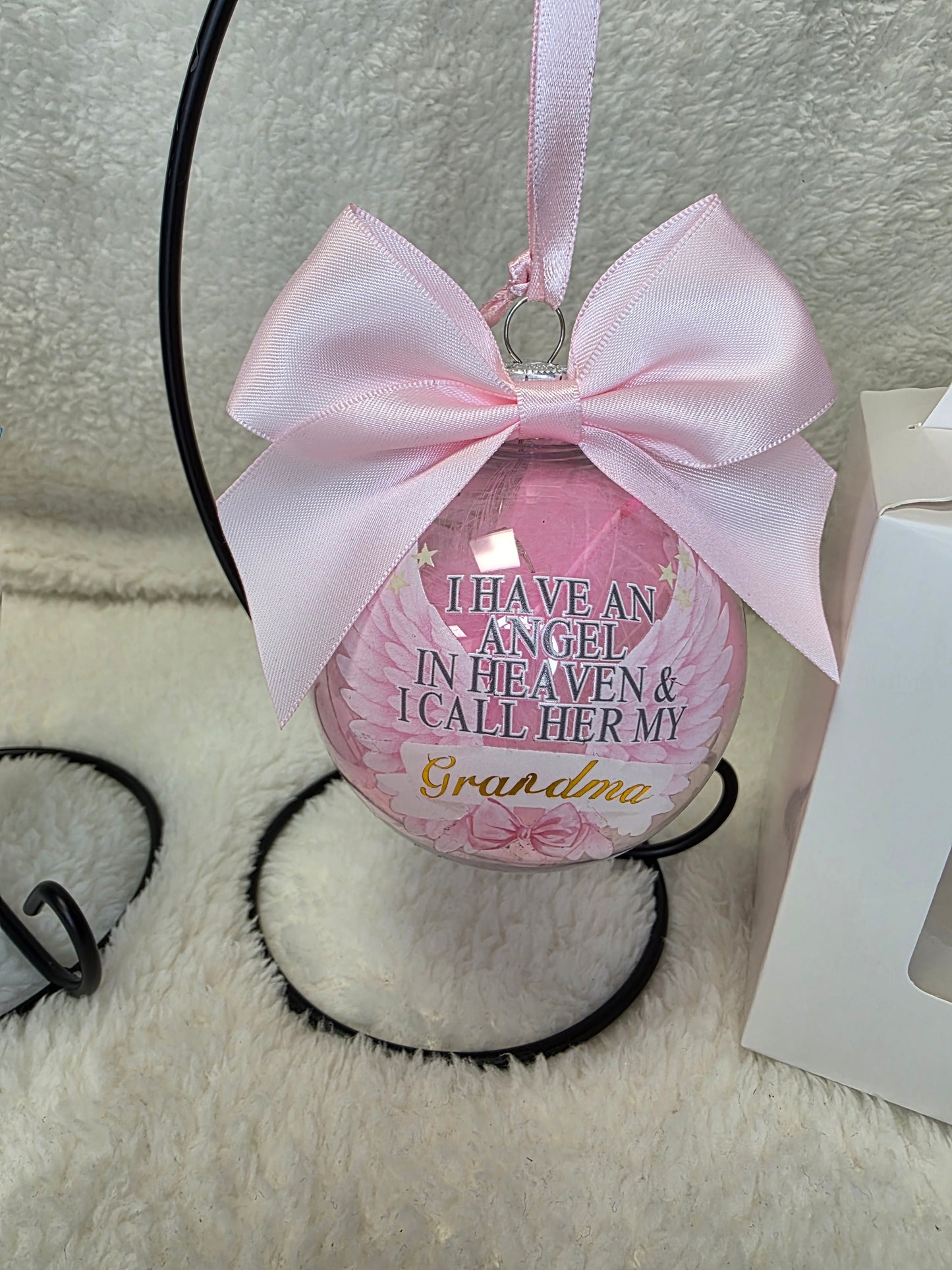 Memory Christmas Bauble light up