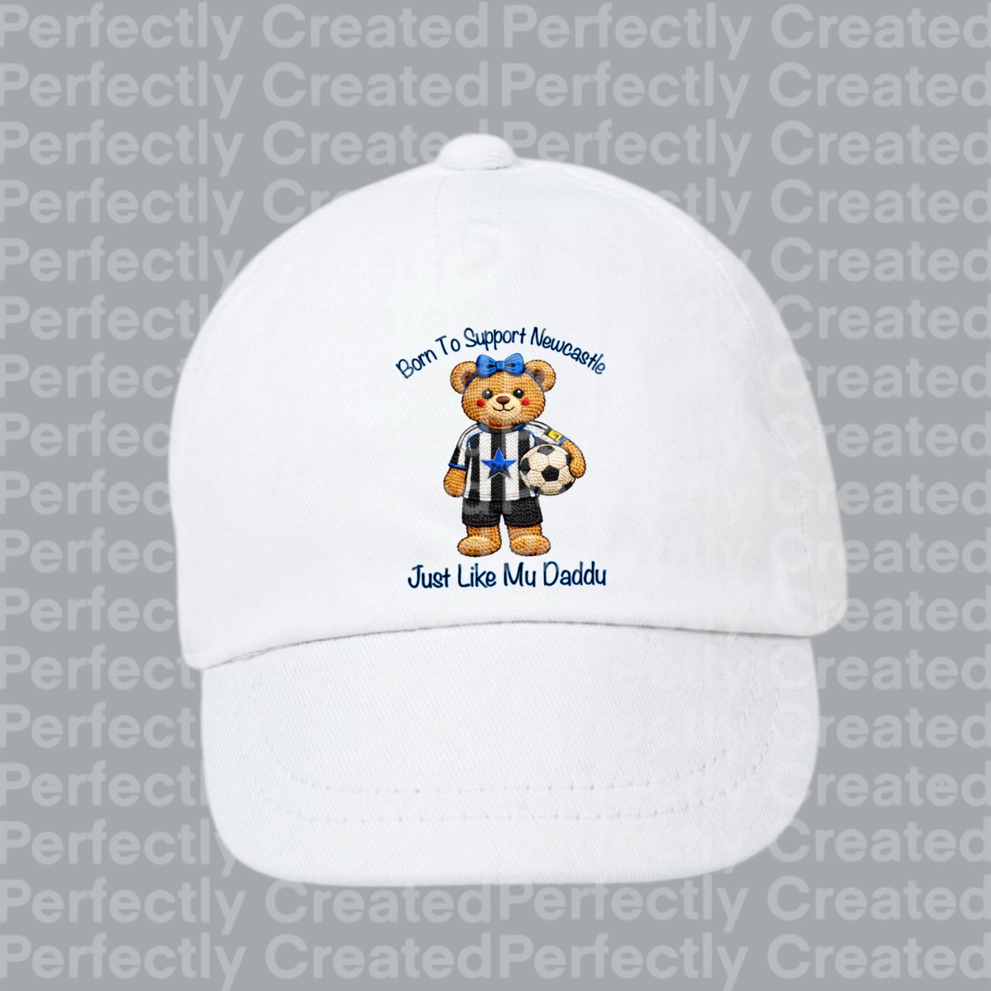 Newcastle Baby Cap Teddy Bear with Bow