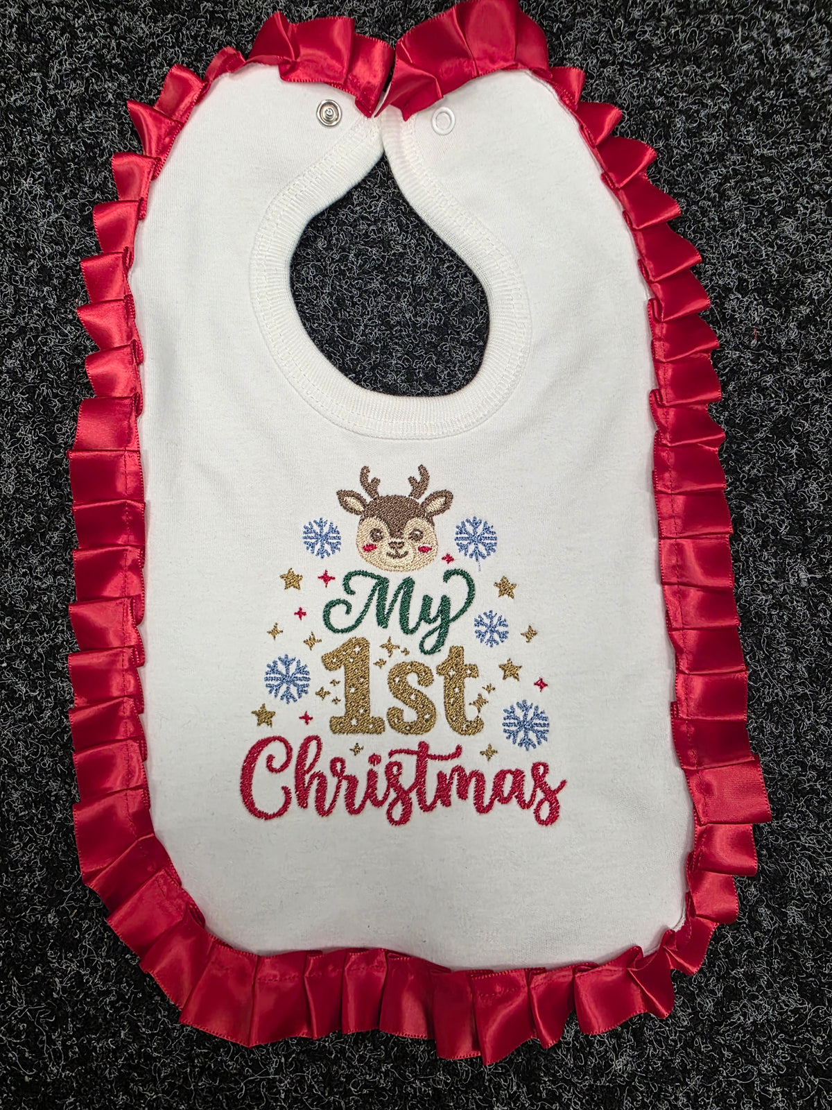 My 1st Christmas Baby Gift Set - Sleepsuit, Bib, Blanket & Muslin