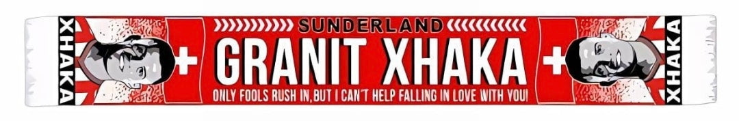 Granit Xhaka Sunderland Supporters Scarf