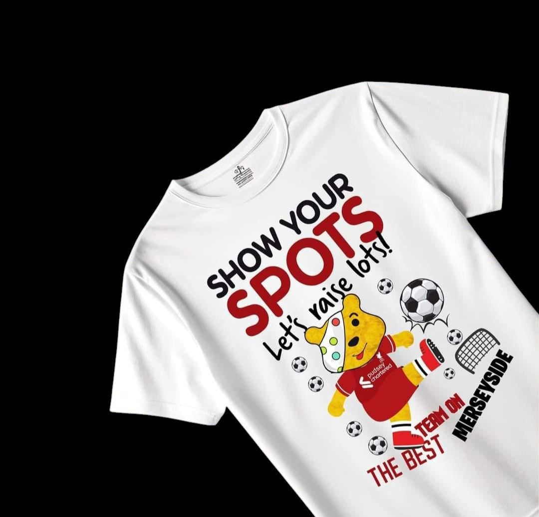 Personalised Children in need Liverpool bear