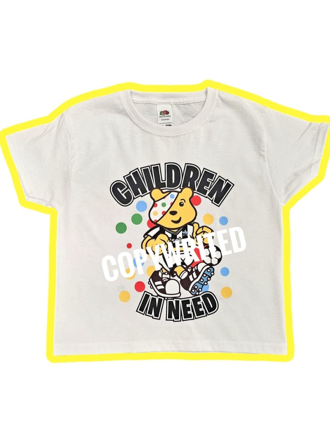 Personalised Children in need Newcastle bear