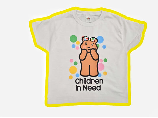 Personalised Children in need Blush bear