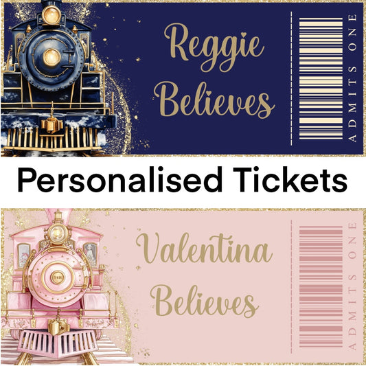 Personalised Believe Ticket