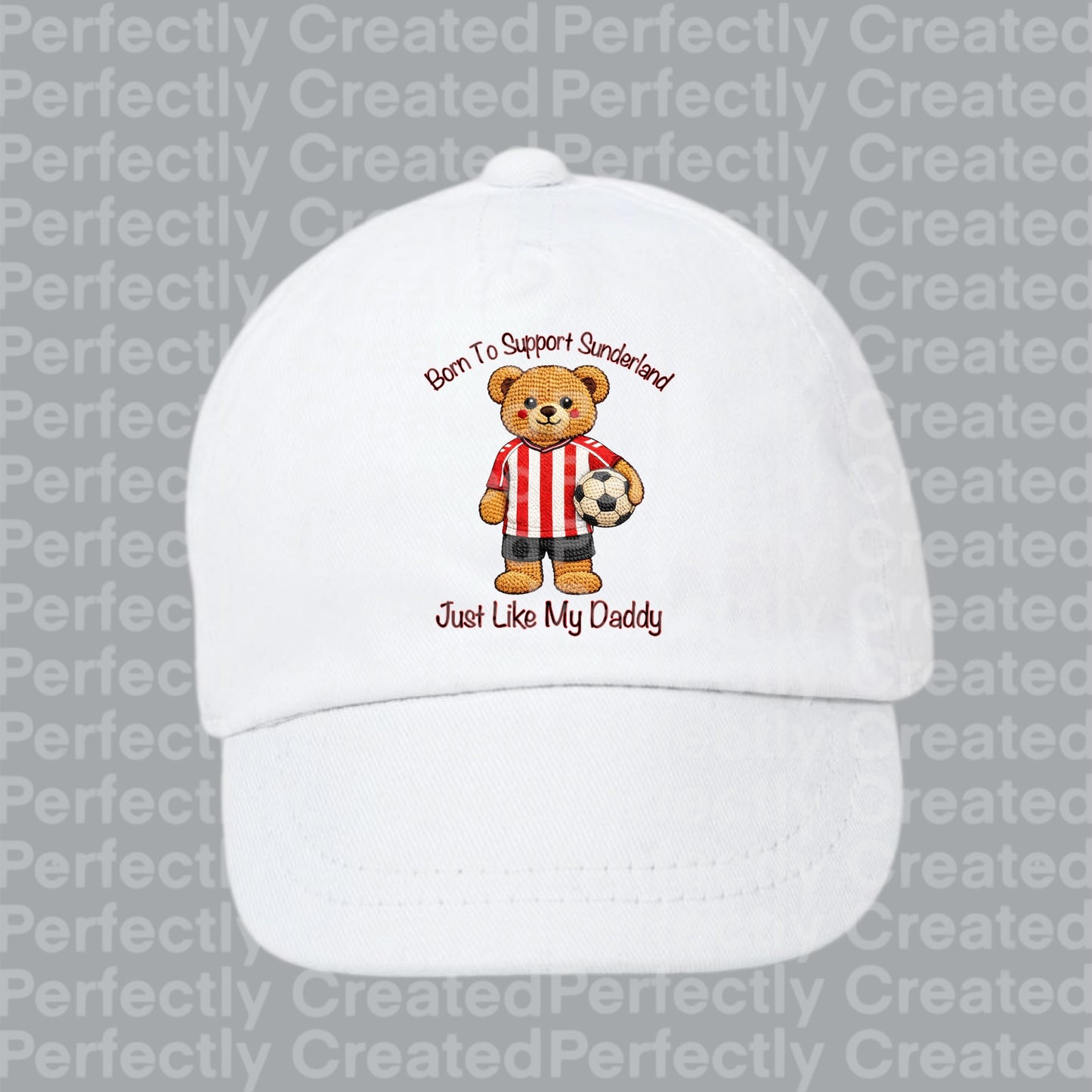 Born to Support Sunderland Baby Cap – Just Like My Daddy