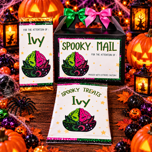 Personalised Spooky Treats Halloween Set – Full Set £8