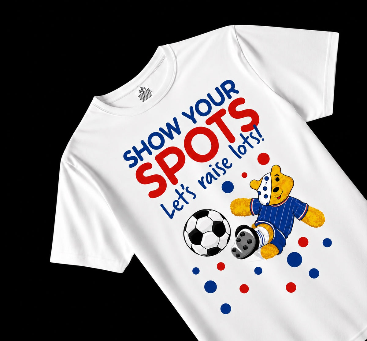 Children In Need Show Your Spots – Blue & Red Football