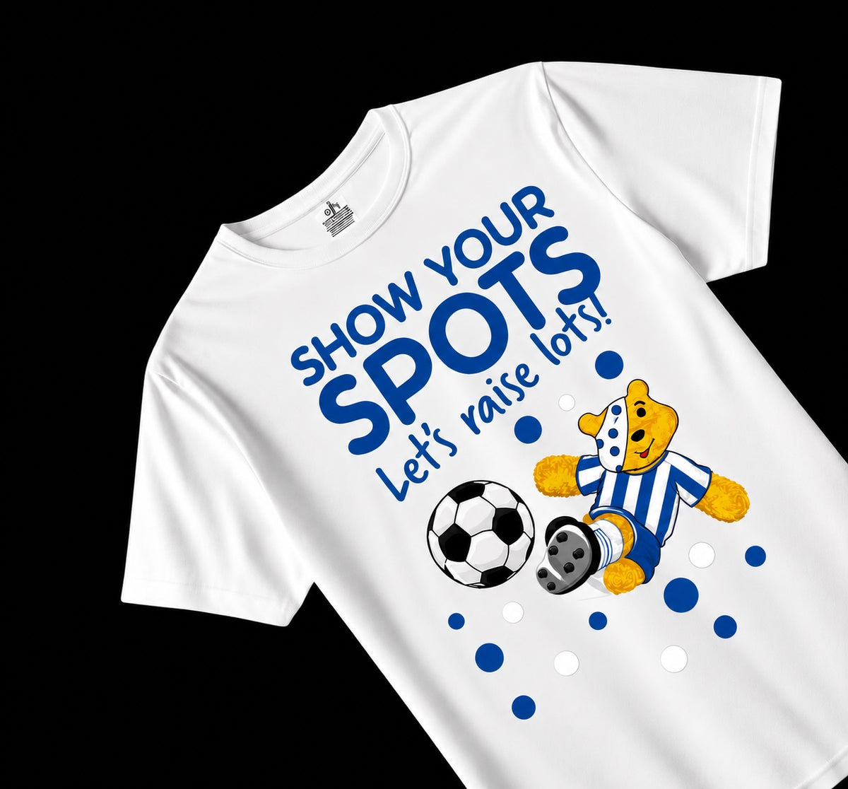 Children In Need Show Your Spots – Blue & White Football