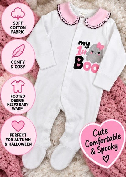 My 1st Boo Halloween sleepsuit