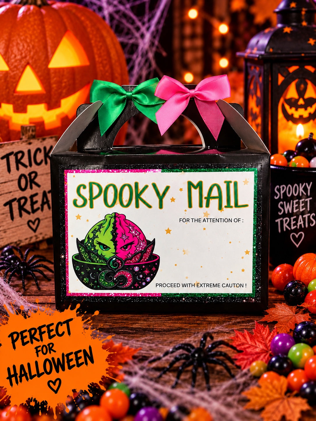 Personalised Spooky Mail Halloween treat box
